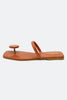 Brown Ladies Casual Slippers
