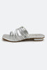 Silver Ladies Casual Slippers