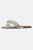 Cream Ladies Casual Slippers