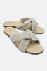 Cream Ladies Casual Slippers