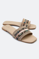Peach Ladies Casual Slippers