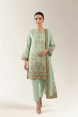 Printed Unstitched 3PC