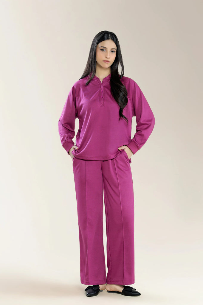 Knitted Purple Co-ord Set