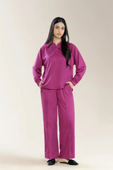 Knitted Purple Co-ord Set