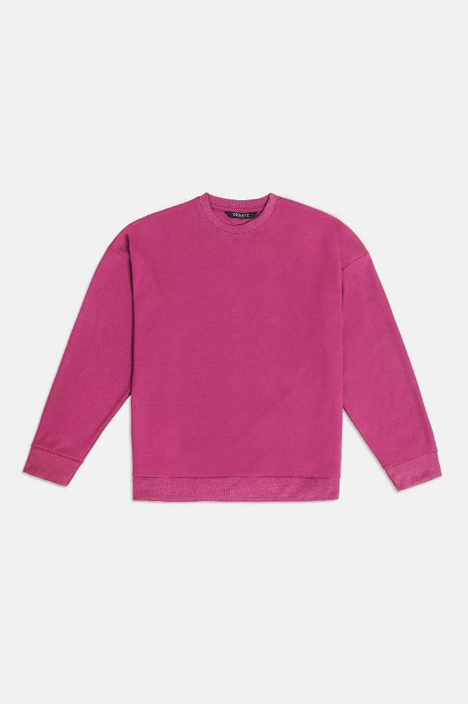 Knitted Interlock-Purple Co-ord Set