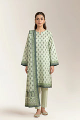 Printed Unstitched 3PC