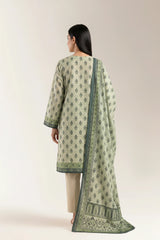 Printed Unstitched 3PC