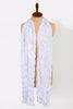 White Crinkle Shiffon Dupatta