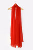 Red Chiffon Dupatta for Womens