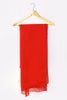 Red Chiffon Dupatta From Sohaye By Diners