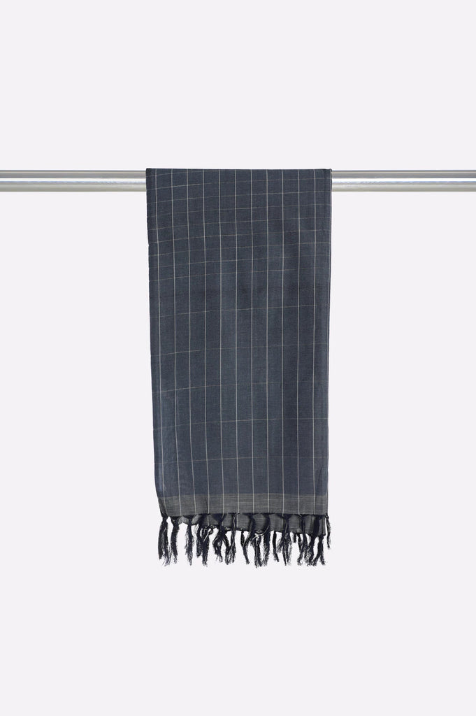 Blue Plain Dupatta