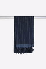 Navy Blue Plain Dupatta