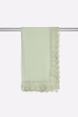 Sea Green Lace Dupatta