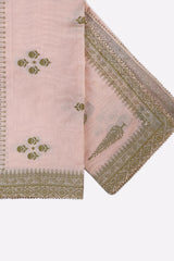 Women Kaddar Peach Printed Dupatta