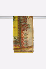Lime Printed Dupatta for Women