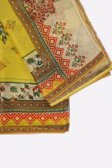 Lime Printed Dupatta for Women