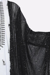 Black Plain Dupatta