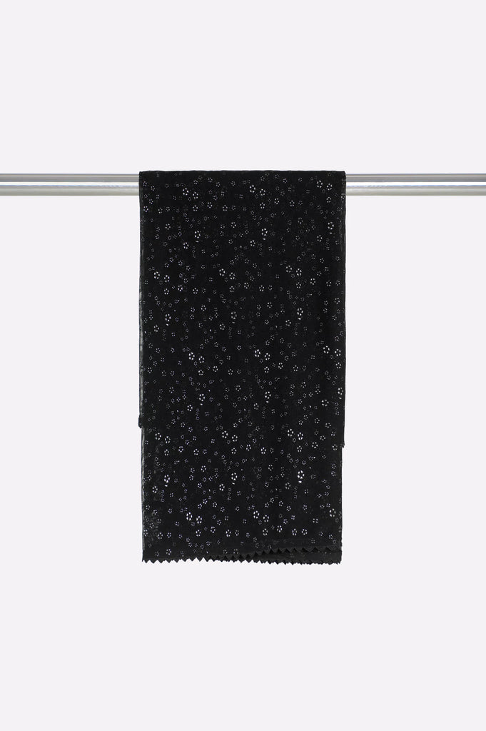 Black Plain Dupatta