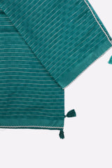 Green Lace Dupatta
