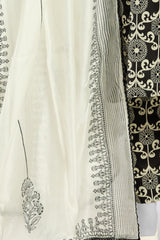 White Printed Dupatta