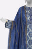 Blue Printed Dupatta