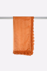 Orange Plain Dupatta