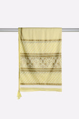 Yellow Printed Dupatta