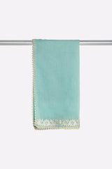 Light Blue Embroidered Dupatta