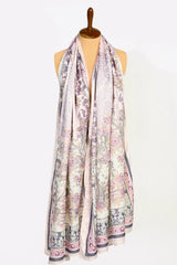 Light Pink Printed Dupatta