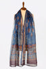 Blue Printed Dupatta