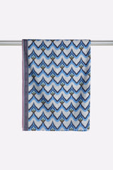 Blue Printed Dupatta
