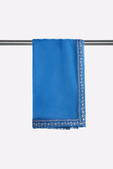 Blue Embroidered Dupatta