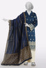 Blue Printed Dupatta