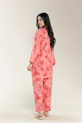 Printed Lawn Peach 2Pc