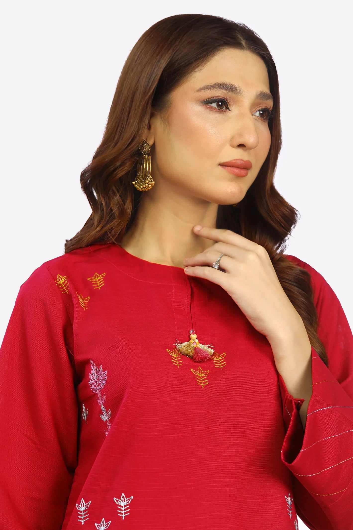 Khaddar Embroidered 2PC Suit From Sohaye By Diners