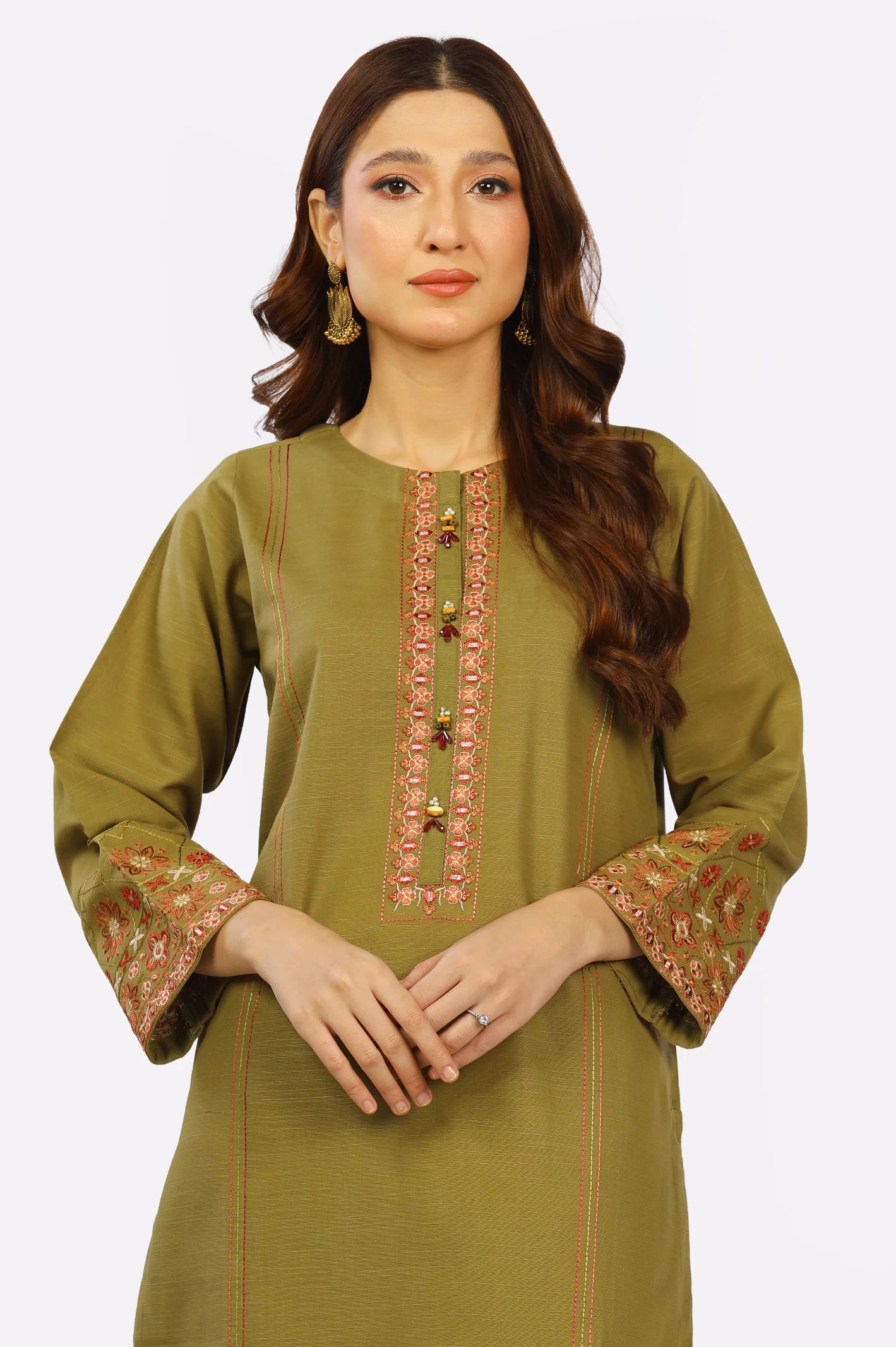 Khaddar Embroidered 2PC Suit From Sohaye By Diners