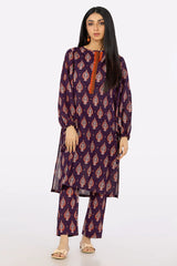 Purple Printed 2PC