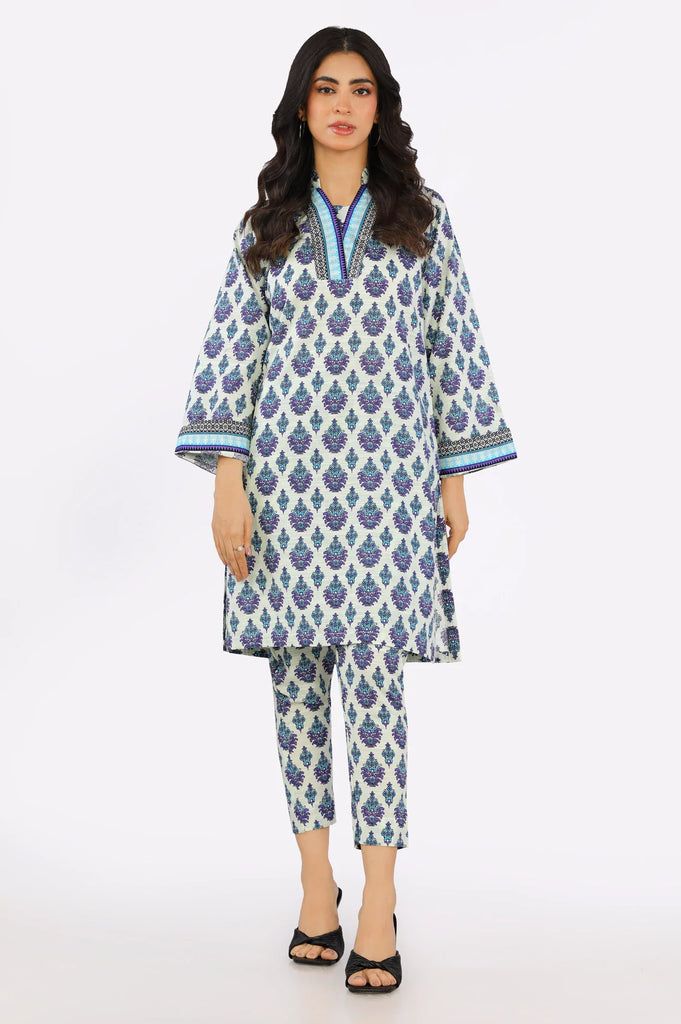 Light Blue Printed 2PC