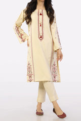 Beige Embroidered 2PC From Sohaye By Diners