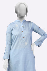 Ready To Wear Embroidered 2PC Blue Suit