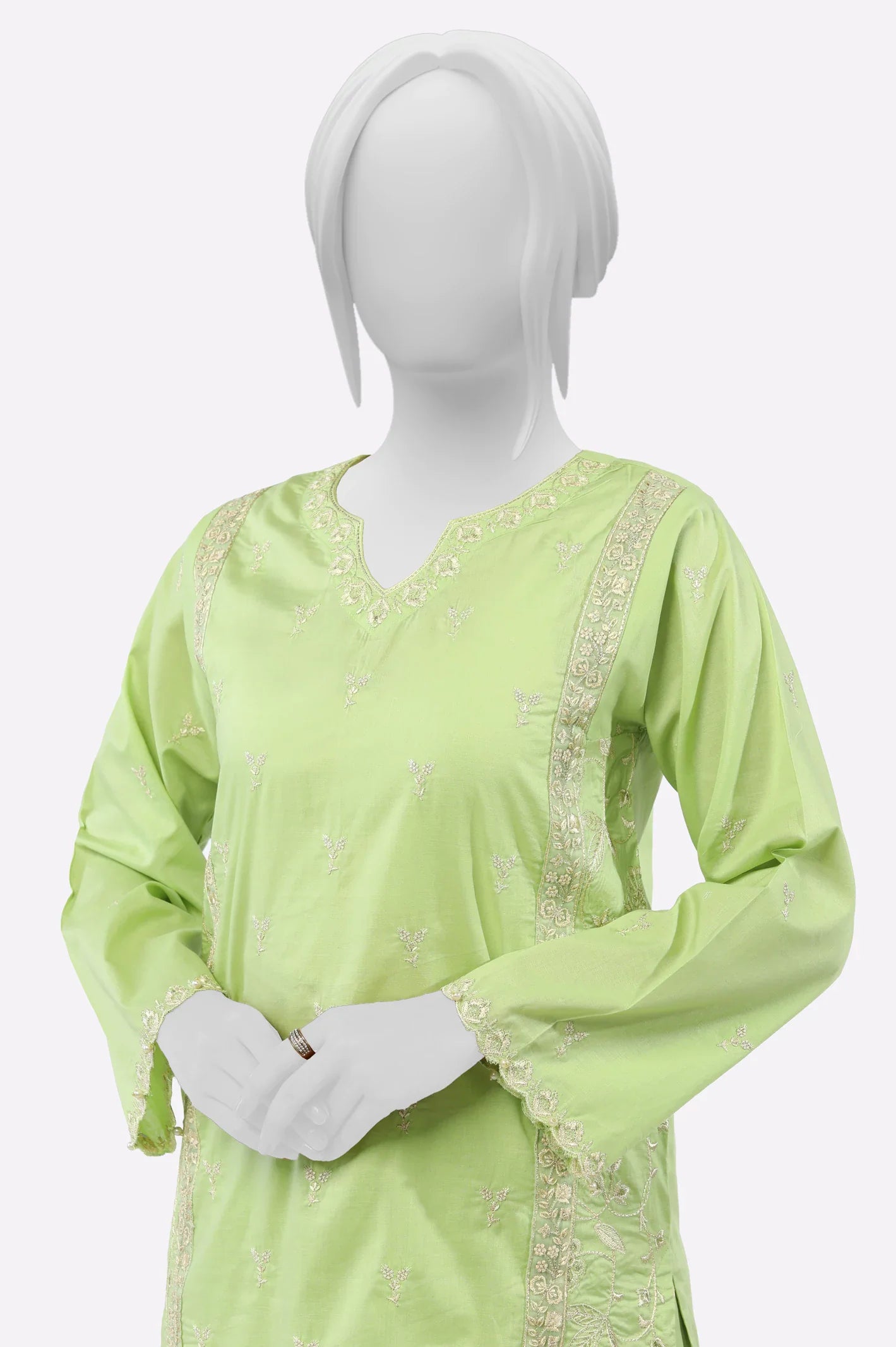 Light Green Embroidered 2PC From Sohaye By Diners