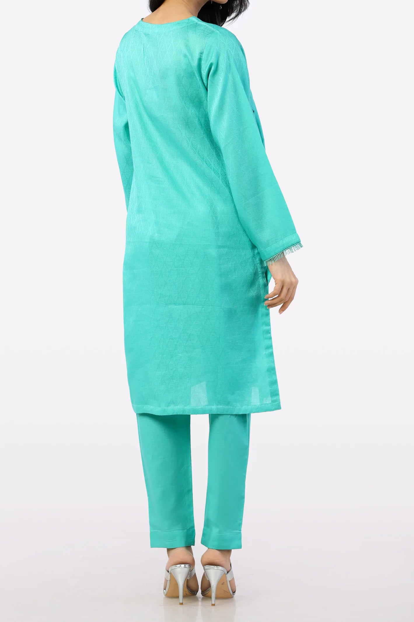Sea Green Embroidered 2PC From Sohaye By Diners