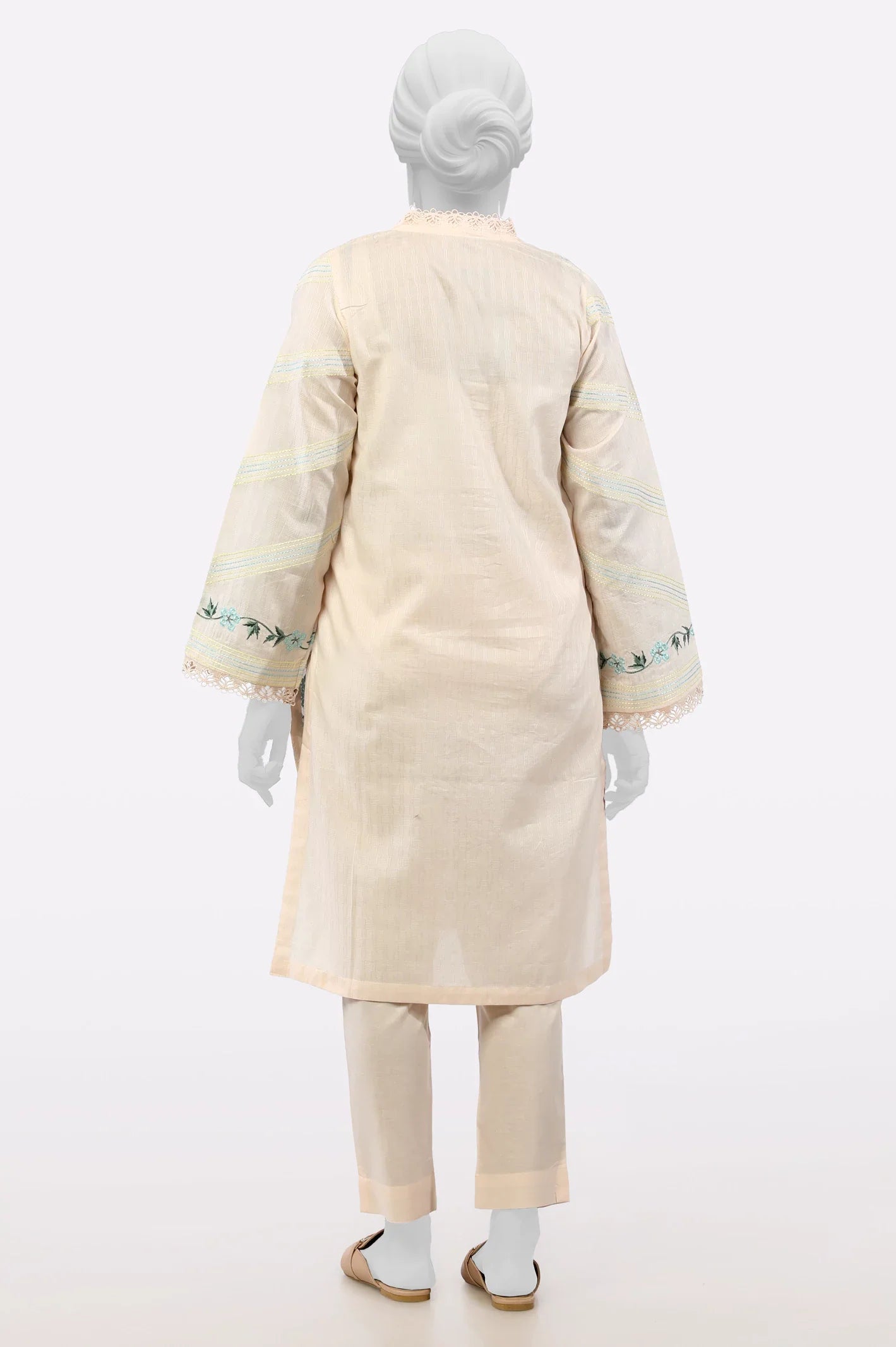 Cream Embroidered 2PC From Sohaye By Diners