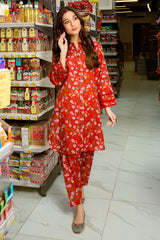 Cambric Embroidered 2PC Suit