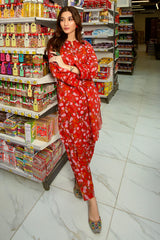 Cambric Embroidered 2PC Suit