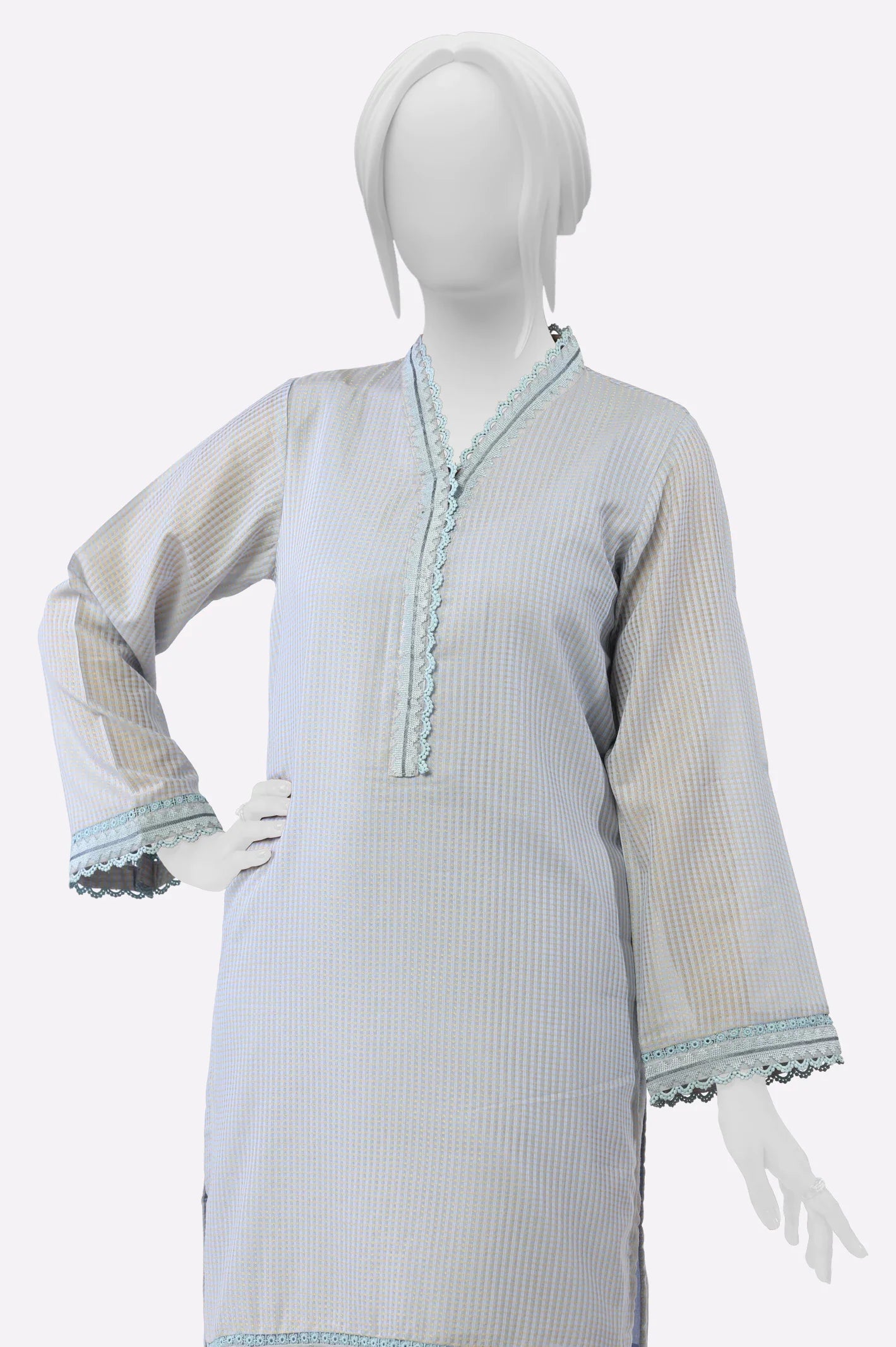 Light Grey Embroidered 2PC From Sohaye By Diners