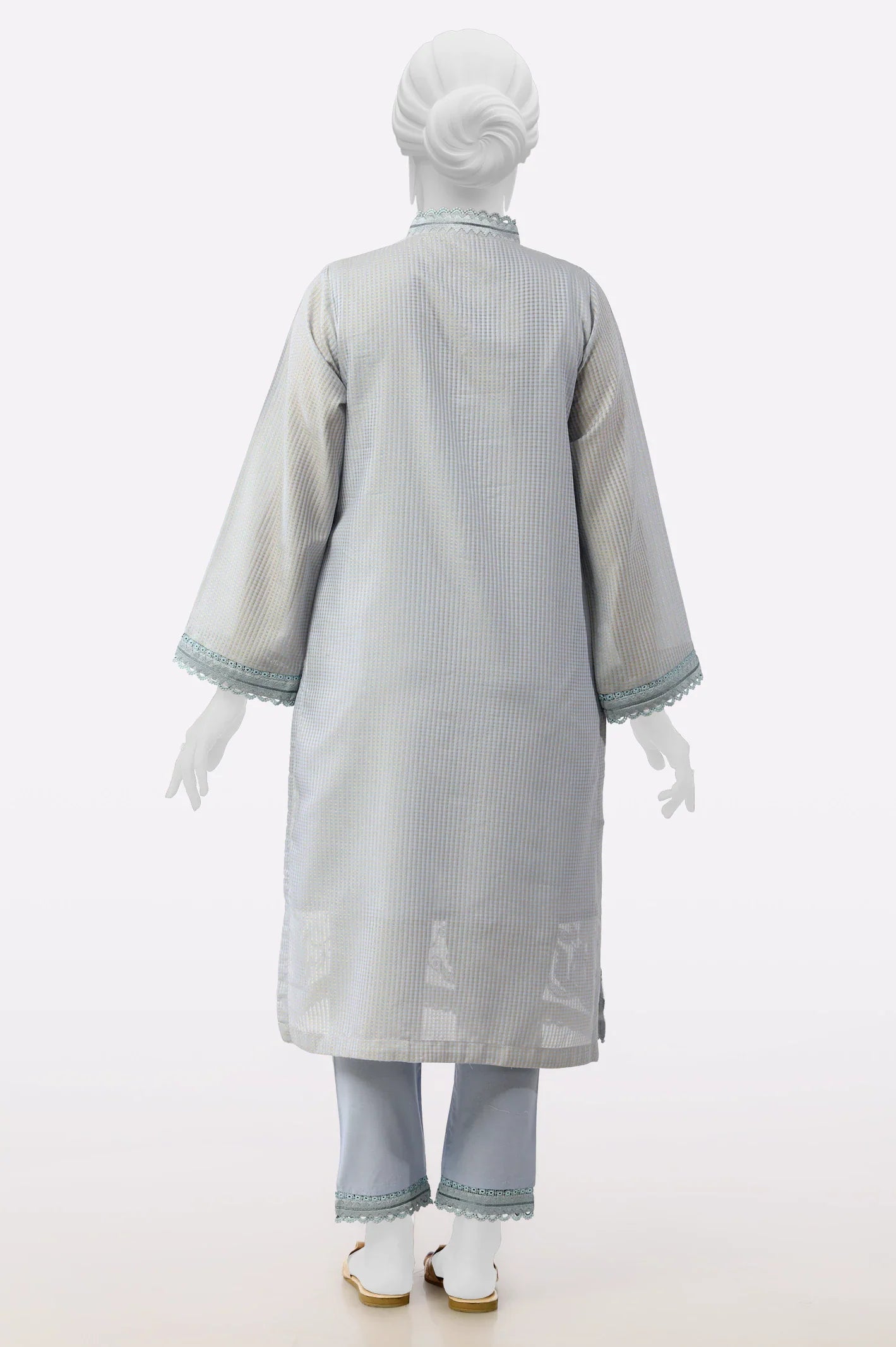 Light Grey Embroidered 2PC From Sohaye By Diners