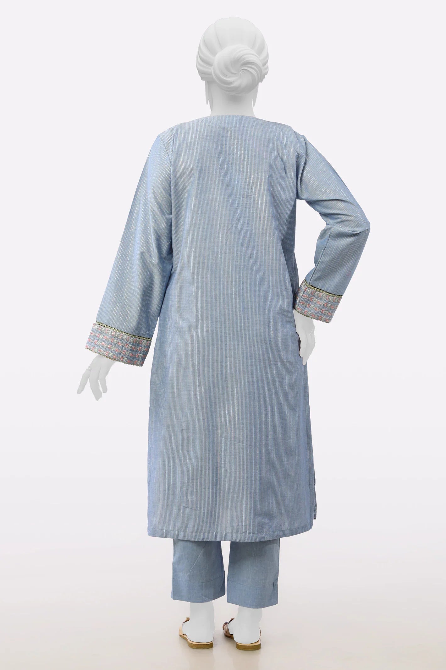 Sky Blue Embroidered 2PC From Sohaye By Diners