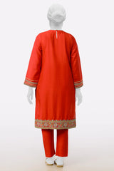 Red Embroidered 2PC From Sohaye By Diners