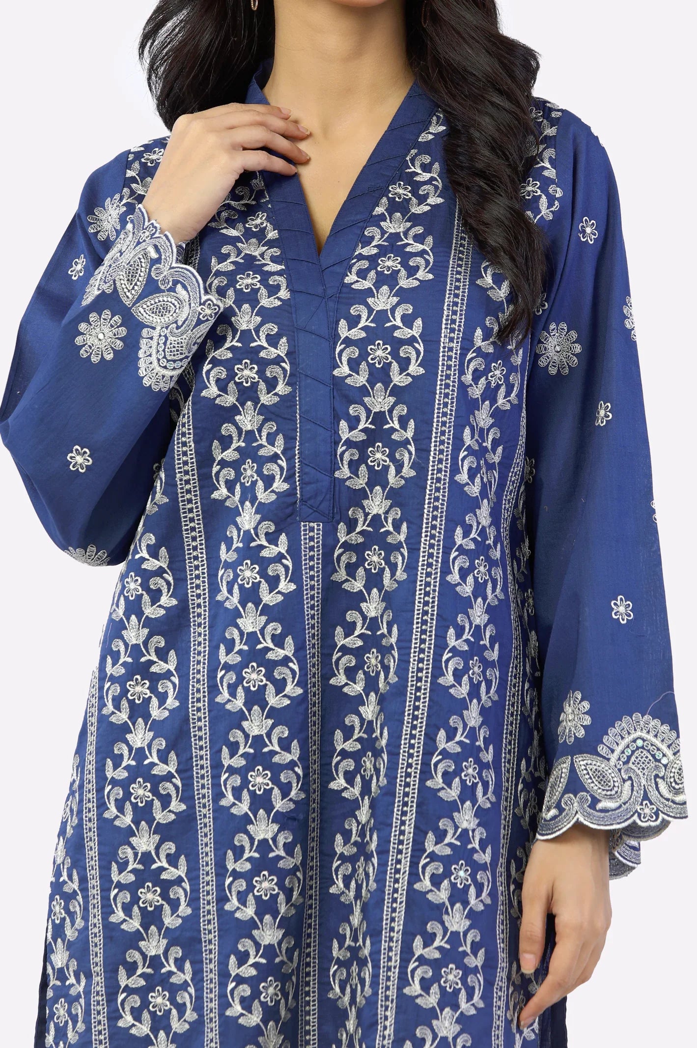 Blue Embroidered 2PC From Sohaye By Diners